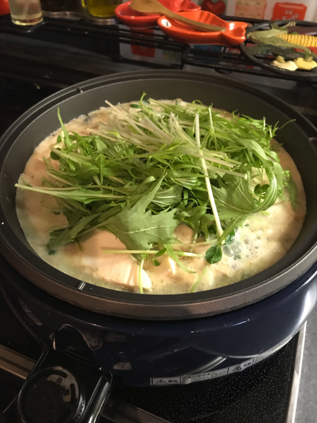 Sesami soy milk nabe 1